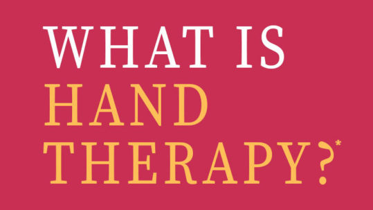 what is hand therapy, Trio Rehabilitation & Wellness Solutions in Boerne, Texas