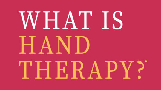 what is hand therapy, Trio Rehabilitation & Wellness Solutions in Boerne, Texas
