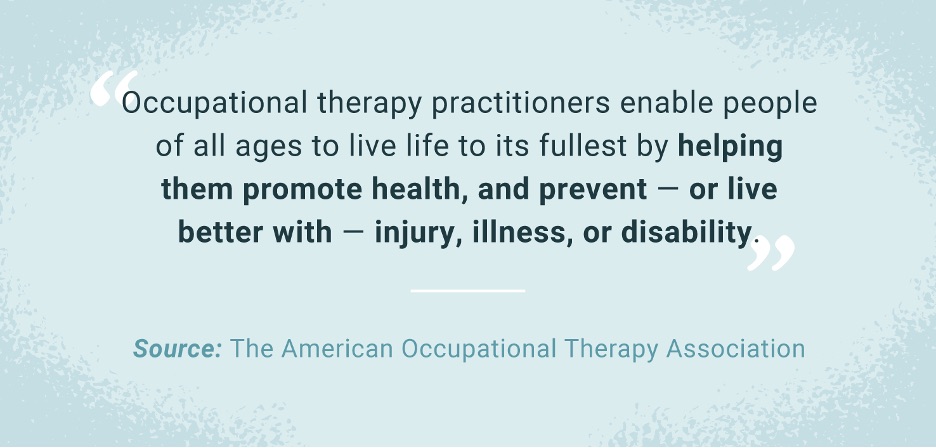 Occupational Therapy Month - The Therapists Role