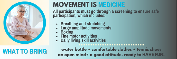 Movement is Medicine Classes by Trio Rehab