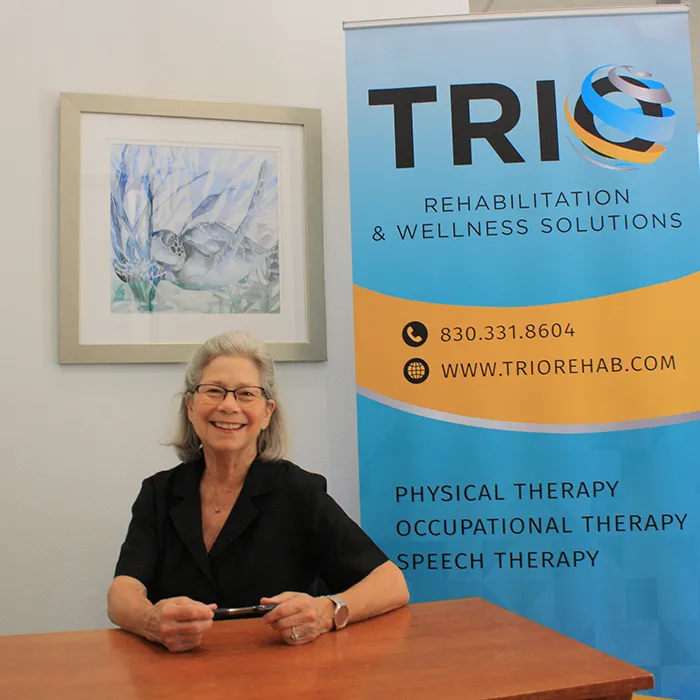 Mary Lee “Bitsy” Pratt, PT, DPT, OCS, at Trio Rehabilitation & Wellness Solutions in Boerne, Texas